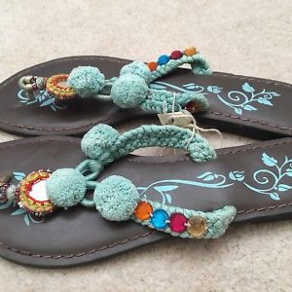 NWT-Anthropologie Z & L Sandals Sz 41 (Irregular) - Picture 4 of 5